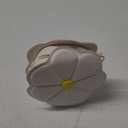 Trendy Flower Shaped Crossbody Bag for Women PU Leather Shoulder Purse Casual Satchel Fashion Accessory (White)