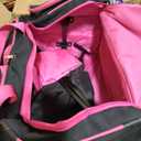 Dance Bag with Garment Rack and Curtain, 23'' Dance Competition Bag with Garment Rack & Wheels, Rolling Dance Bag for Girls, Suitcase for Dancer Cheerleader Little Princess(Black)