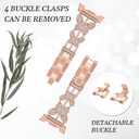 Bling Band Compatible for Samsung Galaxy Watch 8 40mm 44mm/8 Classic 46mm Bands, Diamond Butterfly Metal Bracelet Rhinestone Strap for Galaxy Watch 8/8 Classic