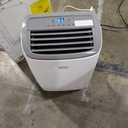 BLACK+DECKER Portable Air Conditioner, 10,000 BTU (6,300 BTU SACC) for Rooms up to 450 Sq. Ft., Portable AC with Follow Me Remote Control and Window Kit, BPACT10WT, White