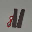 Magnetic Strips with Adhesive Backing - Magnetic Tape for Crafts - Tool and Knife Magnet Strips for Kitchen, Garage and Garden - Adhesive Magnetic Tool Holder Strip for Wall (10 Pieces, 6" x 1")