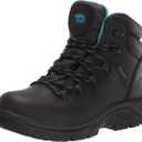 FSI FOOTWEAR SPECIALTIES INTERNATIONAL Women's 7673 Framer Black Leather Soft Toe EH Work Boots (Black)