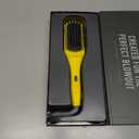Drybar The Brush Crush Heated Straightening Brush – Hair Dryer Straightener for Smooth, Frizz-Free Hair – Salon-Quality Blowout