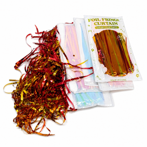 Foil Fringe Curtain Party Decorations Set – Metallic Tinsel Backdrop Kit for Birthday, Celebration, Photo Booth