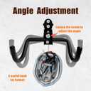 Qualward Bike Wall Mount Hanger, Garage Bike Rack for Indoor Bicycle Storage in Garage Home, Horizontal Bike Holder for Road Bikes, Mountain Bikes, Hybrid Bikes