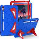 Case for iPad (A16) 11th/10th Generation 11.0/10.9 Inch,Kids Friendly 10th Generation iPad Case with Screen Protector,Heavy Duty Shockproof Cover for 10th Gen,Blue Red