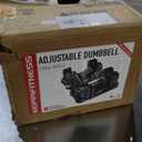 Keppi Adjustable Dumbbells Set-25lb/40lb/55lb/60lb, Anti-Slip Metal Fast Adjust Weight Handle, Exercise & Fitness for Full Body Workout - Adjustable Dumbbell Series