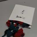 Bencailor 24 Pcs Mini Christmas Knitting Hats and Mini Christmas Scarf Set Knitting Doll Hat Scarf Santa Knit Hat Tree Ornaments for DIY Craft Art Doll Decoration (Red,Green)