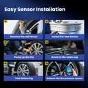 TPMS 433Mhz Pre-Programmed,Compatible with Jeep Compass 17-24|Grand Cherokee 18-20|Renegade 15-24|Dodge Dart 12-17|Durango 16-24|Chrysler 200(11-17)|Pacifica 16-24/ OE#68193586AC(Set of 4)