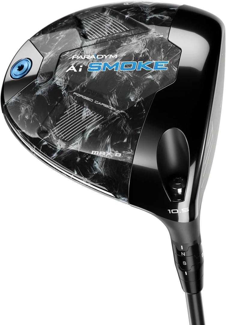 Callaway Golf Paradym AI Smoke Max D (Draw Bias) Driver (Right,10.5 Degrees,55 Gram,Regular,Standard Rubber,Black)