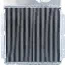 251 Radiator Compatible with Ford 1965-1966 Mustang Falcon Ranchero Econoline Mercury Comet 1961 1962 1963 1964 1960 2.4L 2.8L 3.3L 3.6L 4.3L 4.7L 7.0, 3 Row Aluminum Radiator