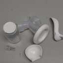 NCVI Manual Breast Pump for Breastfeeding Small Nipple, 20mm Silicone Soft Flange Single Hand Held Pump Breast Milk 4oz, BPA-Free with Two Kinds of Suction Adjusted Suitable for 17/18/19/20mm Nipples (White(basic Version))