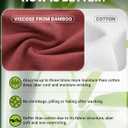 BAMBOO COOL Womens Underwear, Moisture-Wicking Briefs, Soft and Breathable Panties, Mid Waist, 5-Pack, XL