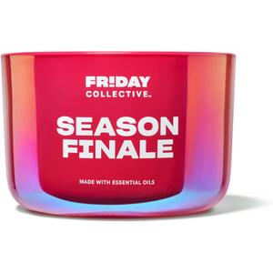 Friday Collective Season Finale Candle, Floral Scented, Made with Essential Oils, 3 Wicks, 13.5 Oz