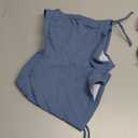 Girls Swimsuit 2 Piece Halterneck Girls Tankini Swimsuit Drawstring Printed Swim Shorts Girl Bathing Suit for 7-16T (13-14 Years, Grey Blue-2)