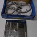 NearMoon Shower Head with Hose, High Pressure Stainless Steel Rain Shower and 3 Settings Handheld Spray Combo with Push Button Flow Control (8 Inch, Chrome Finish)