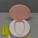 portable, foldable potty seat for toddler, Training Toilet Seat Emergency Toilet for Car, Camping, Outdoor, indoor (pink, small)