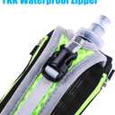 LERMX Quick Grip Chill 17 oz Handheld soft Flask Water Bottle Hydration Pack (17 oz Black)