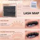2 x Geeneiya 5 Styles Lash Clusters Kit, Volume/Mega/Full/Bottom Eyelash Clusters Extensions with Lash Bond and Seal, Remover and Lash Extension Tools for Beginners and Proficient, DIY at Home Easily