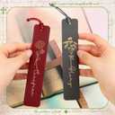 2 x Skyygemm 10 Pcs Christian Bookmarks for Women 1.2" x 5.9" Soft Leather Bible Inspired Bookmark with Floral Uplifting Words Personalized Religious Gifts for Book Lovers Mother Readers Church(Bright)