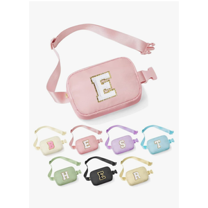 Birthday Gifts for Women - 30th 40th 50th 60th 70th Birthday Gifts for Mom Daughter Her Friend Sister Girlfriend, Personalized Gifts Christmas Gifts, Initial Belt Bag Crossbody Bags, Purple E