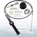 Boat Steering Cable Kit Back Mount Rack-and-Pinion 13FT Compatible with Seastar Teleflex. SS141XX Marine Steering System for Outboard & Stern Drive Engines, Size: 13FT