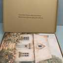 2 Pcs Framed Pastoral Scenery Canvas Wall Art, Country Farmhouse Girl with Goose Paintings Pictures Vintage Country Garden Easter Posters Prints for Living Room Bedroom Kitchen Wall Decor 16x24 Inch