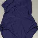 Tempt Me Athletic One Piece Swimsuits for Women Training Sport Tummy Control Bathing Suits (Medium,Navy)