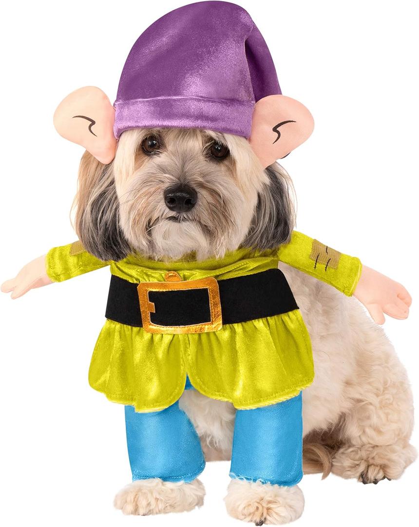 Rubies Disney Snow White and the Seven Dwarves: Dopey Pet Costume for For Dogs or Cats, XL 
