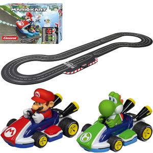 Carrera Evolution Analog Electric 1:32 Scale Slot Car Racing Track Set - Includes Two 1:32 Scale Cars & Two Dual-Speed Controllers Ages 8+, Mario Kart