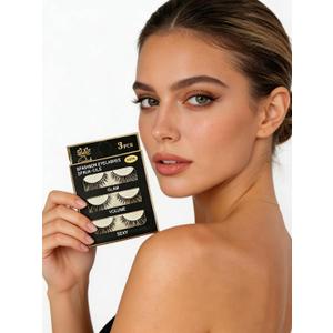6 x False Eyelashes fake eyelasheslashes stripseasy eyelashes for beginners easy lashesB009