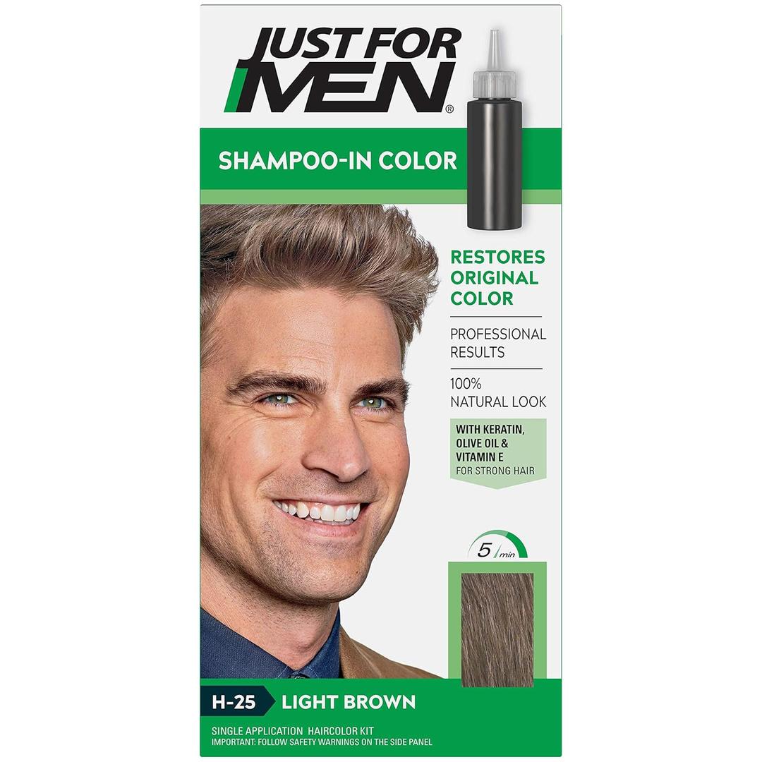 Just For Men Lt Brwn #25 Size 1ct Just For Men #25 Light Brown Haircolor