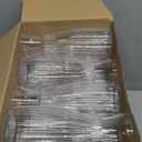 Mumufy 24 Pcs Plastic Bud Vases Bulk Small Clear Container for Flowers Height Shatterproof Bud Vase for Centerpieces Wedding Home Table Decorations Formal Dinners(2.64 x 6.69 Inch)