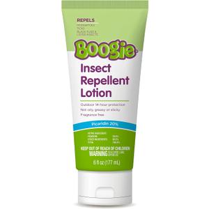 Boogie Insect Repellent Lotion for Mosquitoes, Ticks & Flies - 6 fl oz