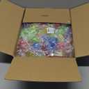 OLUPP Party Favors 100 Pcs Light Up Rings, Glow In The Dark Party Supplies, 6 Style Flashing Glow In The Dark Rings for Adults & Kids, LED Ring for Birthday, Concert, Raves, Halloween, Christmas