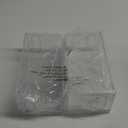 2 pack Clear Plastic Storage Container Bin with Integrated Easy Grip Handles. For Kitchen, Fridge, Freezer, Cabinet, Pantry, Bathroom Organization. 10"x4"x5"