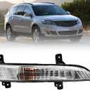 Right Turn Signal Light Assembly Compatible with Traverse LS LT LTZ Premier 2013-2017 Passenger Side Marker Park lamp W/Bulb Front Bumper Running Light GM2531135 23305609