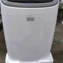 BLACK+DECKER Portable Air Conditioner, 8,000 BTU (3,950 BTU SACC) for Rooms up to 400 Sq. Ft., Portable AC with Follow Me Remote Control and Window Kit, BPACT08WT, White