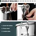 304 Stainless Steel Milk Can with Spigot 2.6 Gallon 10 Liter Metal Water Beverage Drink Dispenser Milk Pail Milk Bucket for Milk Wine Oil