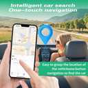 GPS Tracker for Vehicles.Mini Hidden Magnetic GPS Tracker for Vehicles - Full Global Coverage, No Subscription or SIM Card Required - Perfect for Cars, Assets, Pets, Kids, and Seniors(Black Circle)