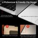 Case for MacBook Air 13 M1 2021 2020 2019 2018 Released A2337/A2179/A1932, Anti-Fingerprint Hard Shell Case with Keyboard Cover & Trackpad Protector & Webcam Cover, Space Grey