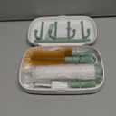 Electric Baby Bottle Brush Cleaner, 8-in-1 Travel Kit with Storage Box, Food-Grade Silicone, Waterproof, Long Battery Life, Portable Baby Bottle Cleaner Brush Set, Ideal Gift for Parents & Babies (Eco Green)