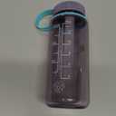Nalgene Sustain Tritan BPA-Free Water Bottle Made with Material Derived From 50% Plastic Waste (using ISCC certified mass balance), 16 OZ, Wide Mouth, Aubergine