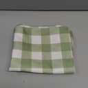 Sage Green Table Runner 60 Inches Long Cotton Linen Tablerunner Dresser Scarves, Country French Rustic Buffalo Plaid Check Burlap Kitchen Dinner Cafe Table Runners Table Decor for Coffee/Party/Wedding