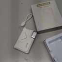 SEANCHEER P07 Magnetic Power Bank Charger 10000mAh Portable Charger with Built-in Cable and Foldable AC Plug, 22.5WMAX,Portable Charger with Built-in Cables for Samsung Google Pixel Moto iPhone iPad