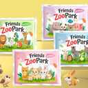 InLife ZooPark Super Warmer for Hands and Body | All Natural & Safe, Instant Quick Heat, Easy & Comfort | Bigger Size, Air Activated, Animal Characters, Stable & Long-Lasting | Odorless, 80 Packs