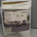 Ivory Natural Linen Blend Back Tab Curtains 90 Inches Long -2 Panels Set for Living Room Hook Belt Loops Pocket Draperies Light Filtering Semi Sheer Window Curtains for Bedroom,Light Beige,W52 by L90