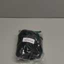 REORIA Women's Sexy Round Neck Long Sleeve Trendy Front Twist Knot Sheer Mesh Ruched Going Out Bodysuits Tops (Large, Black)