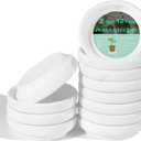 vensovo 2 Inch White Terracotta Plant Saucer Pots Tray - 12 pcs Mini Planter Saucers for Indoor & Outdoor Plants, Small Clay Trays Perfect for 1 Inch 1.5Inch Flower Pot