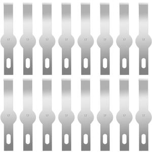 120 Pcs Exacto Knife Blades, #17 High Carbon Steel Hobby Knife Blade Refills Hobby Knife Replacement Blades for Craft, Scrapbooking, Stencil